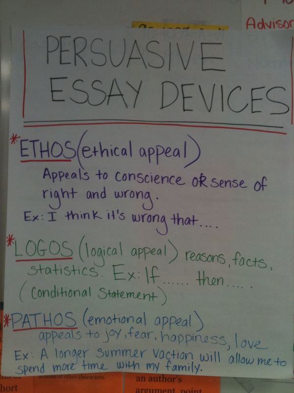 Writing a persuasive essay in third person